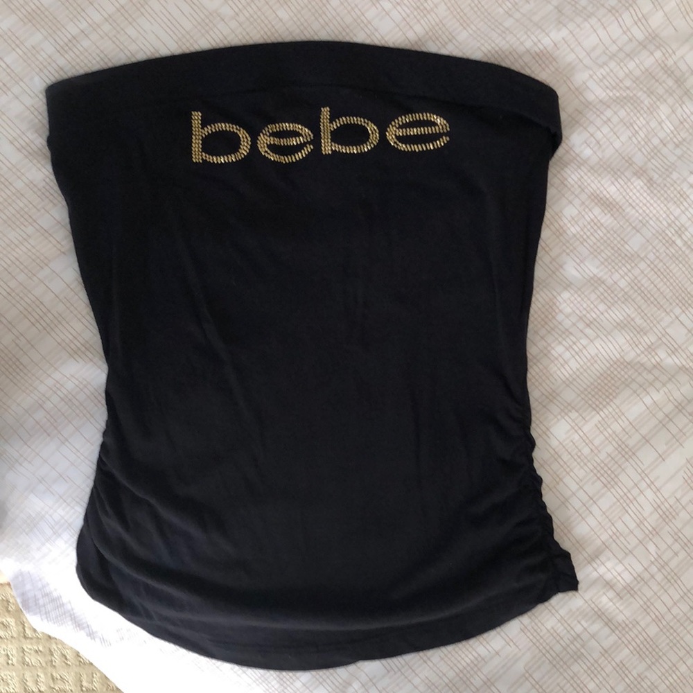 Black Bebe tube top M
